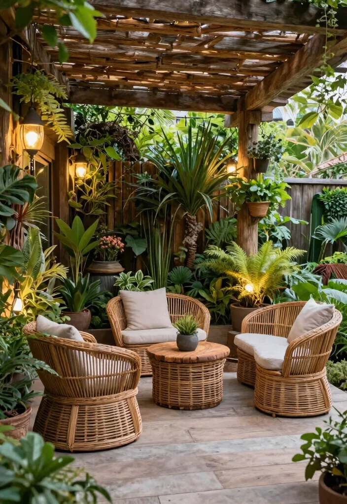 10 Extended Covered Patio Ideas for Entertaining Guests 10. Eco Friendly Retreat with Sustainable Choices 0