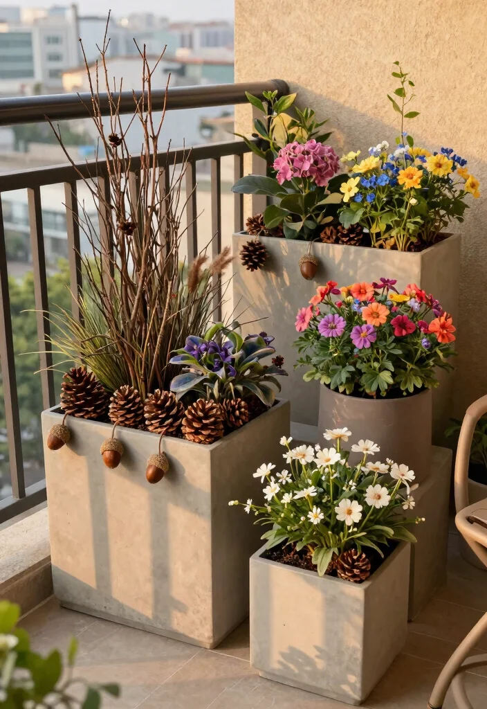 10 Fall Planter Ideas for Cozy Seasonal Decor 10. Seasonal Decor with Natural Elements 0