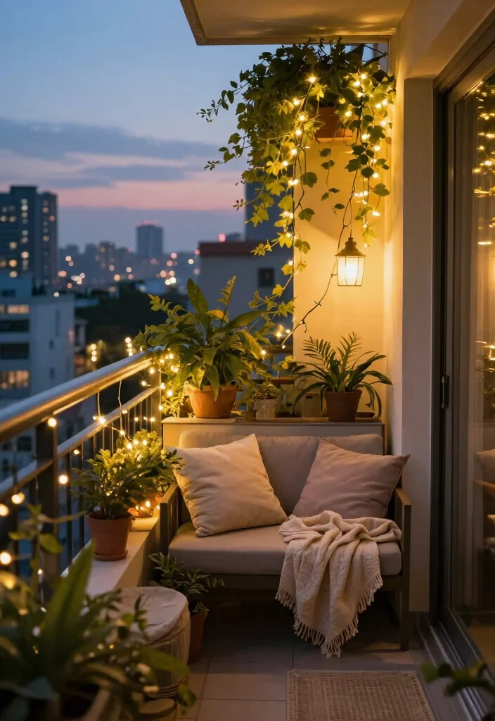 10 Fall Planter Ideas for Cozy Seasonal Decor 5. Whimsical Fairy Lights and Foliage 0