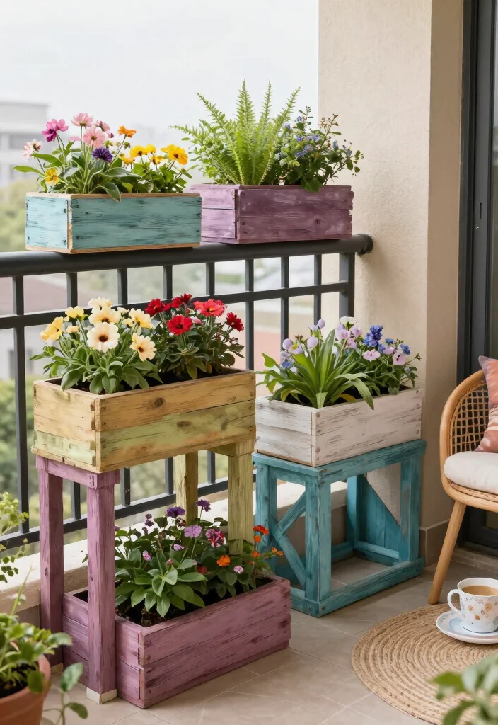 10 Fall Planter Ideas for Cozy Seasonal Decor 9. Mix and Match DIY Planter Boxes 0