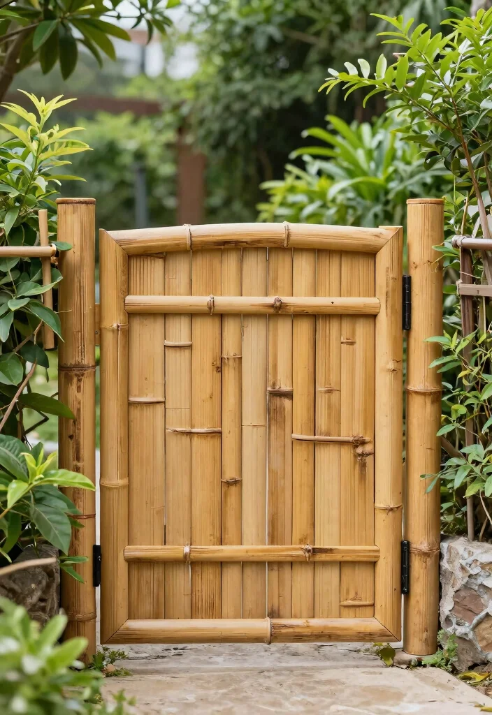 10 Fence Gate Ideas That Combine Function and Design 10. Sustainable Gates with Eco friendly Materials 0