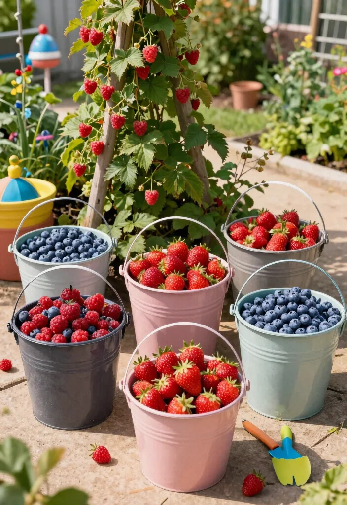 10 Five Gallon Bucket Planter Ideas for Budget Growing 27 10 Five Gallon Bucket Planter Ideas for Budget Growing 7. Berry Bucket Bonanza 0