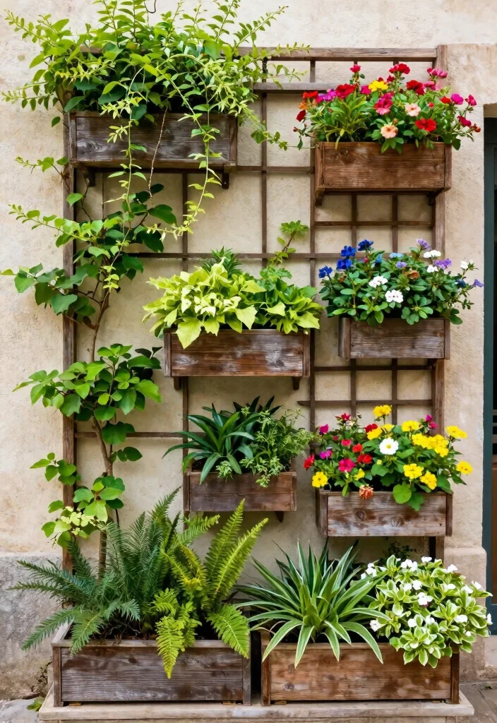 10 French Patio Ideas for Classic European Style 6. Vertical Gardens 0