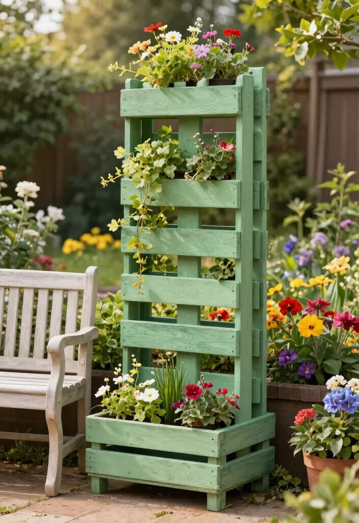 10 Garden Arch Trellis Ideas for Entrances and Pathways 5. DIY Pallet Trellis for a Rustic Look 0