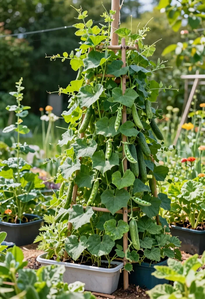 10 Garden Arch Trellis Ideas for Entrances and Pathways 7. Vertical Garden Trellis for Edibles 0