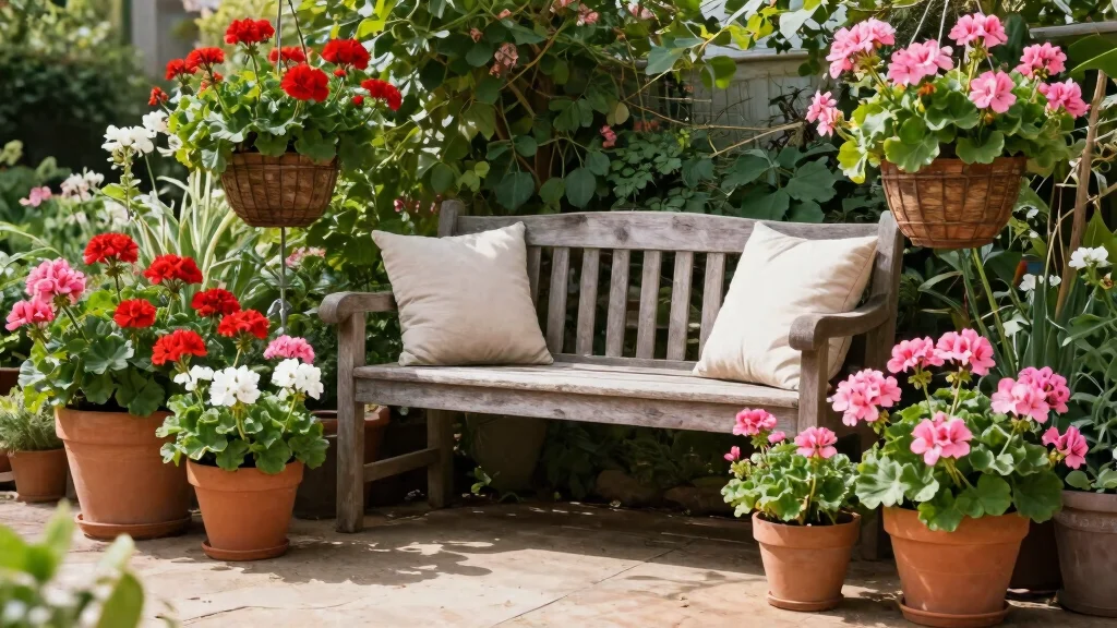 10 Geranium Planter Ideas for Classic Color