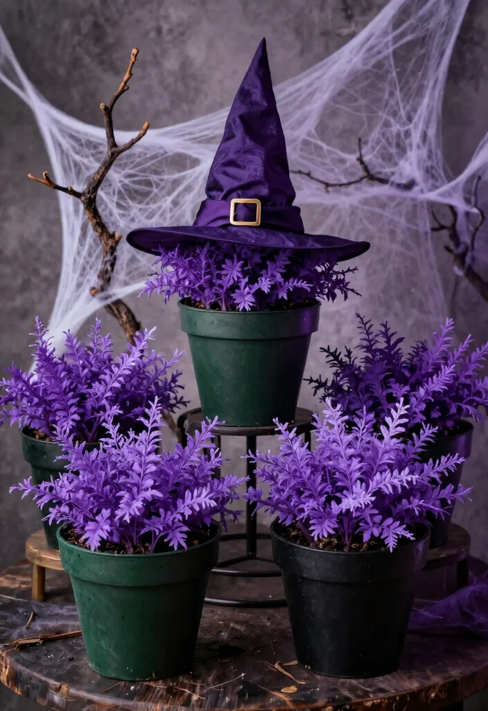 10 Halloween Planter Ideas for Seasonal Outdoor Decor 25 10 Halloween Planter Ideas for Seasonal Outdoor Decor 5. Witchs Brew Planters 0