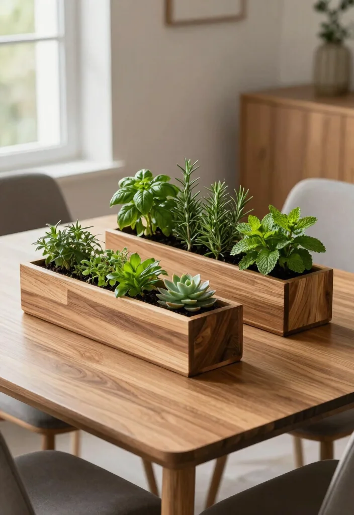 10 Indoor Planter Box Ideas for Stylish Green Interiors 1. Sleek Wooden Box Planters 0