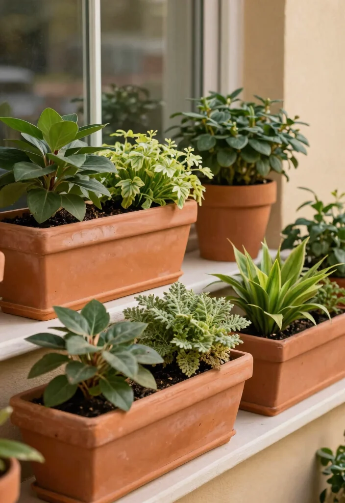 10 Indoor Planter Box Ideas for Stylish Green Interiors 10. Terracotta Planter Boxes 0