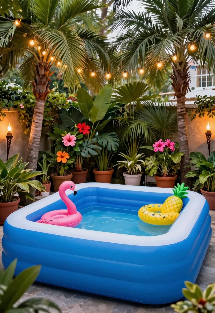 10 Inflatable Pool Backyard Ideas for Easy Summer Fun 2 10 Inflatable Pool Backyard Ideas for Easy Summer Fun 1
