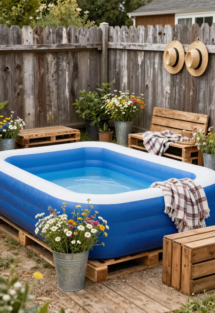 10 Inflatable Pool Backyard Ideas for Easy Summer Fun 14 10 Inflatable Pool Backyard Ideas for Easy Summer Fun 13