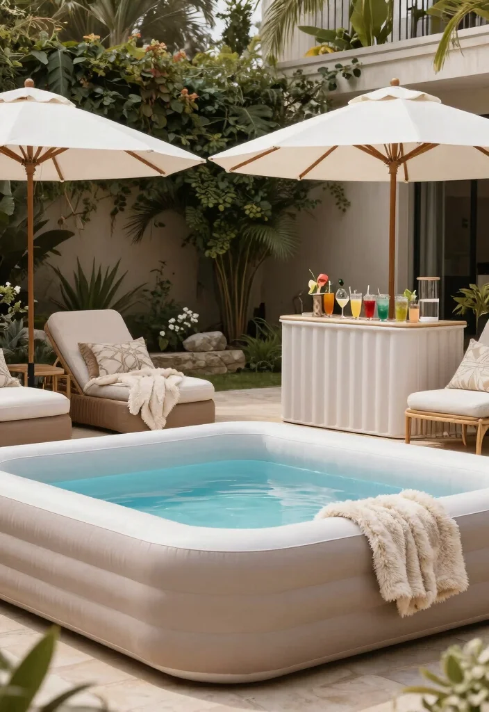 10 Inflatable Pool Backyard Ideas for Easy Summer Fun 46 10 Inflatable Pool Backyard Ideas for Easy Summer Fun 45