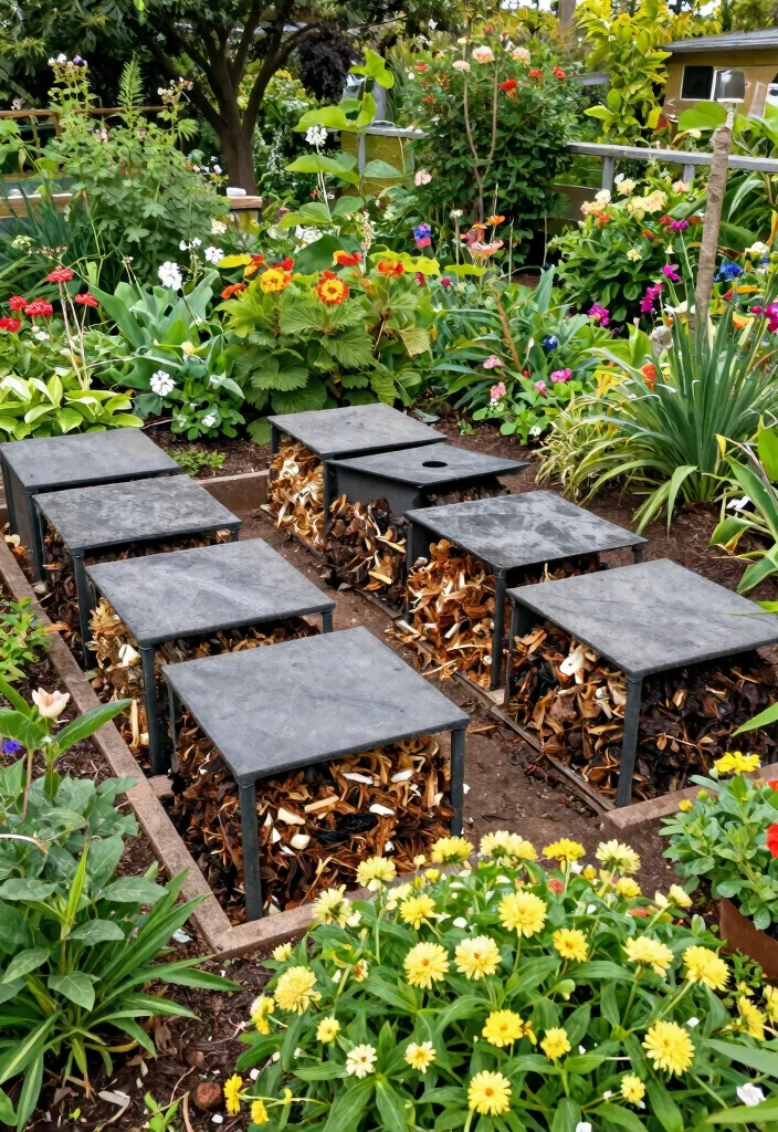 10 Large Backyard Layout Ideas for Better Flow and Zones 10. Creative Composting Zones 0