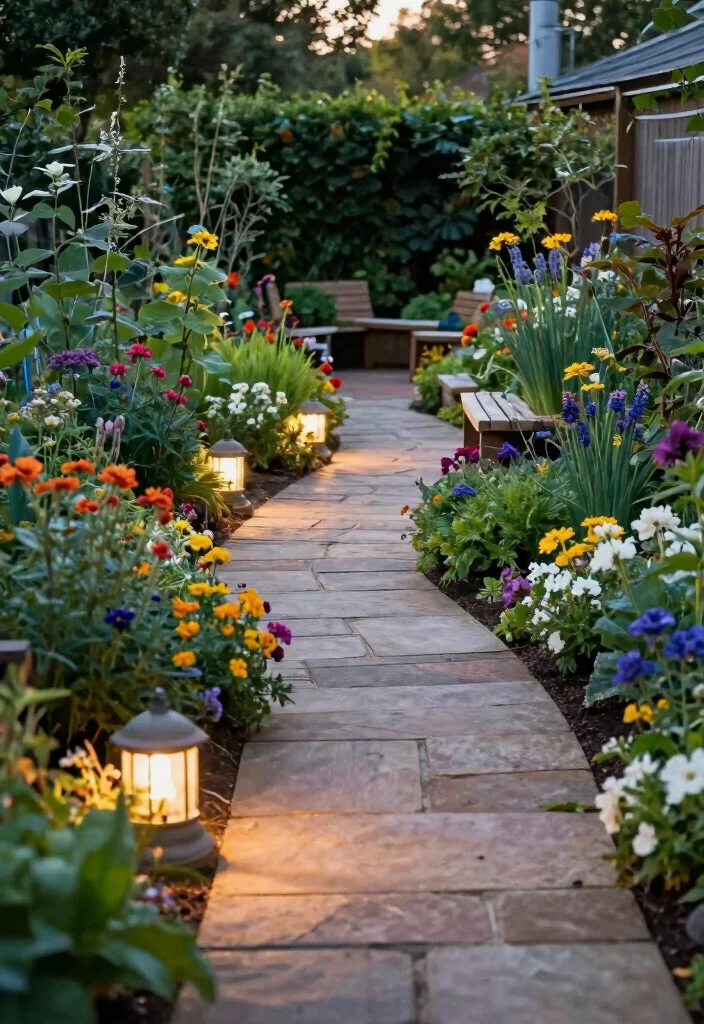 10 Large Backyard Layout Ideas for Better Flow and Zones 2. Flowing Pathways 0