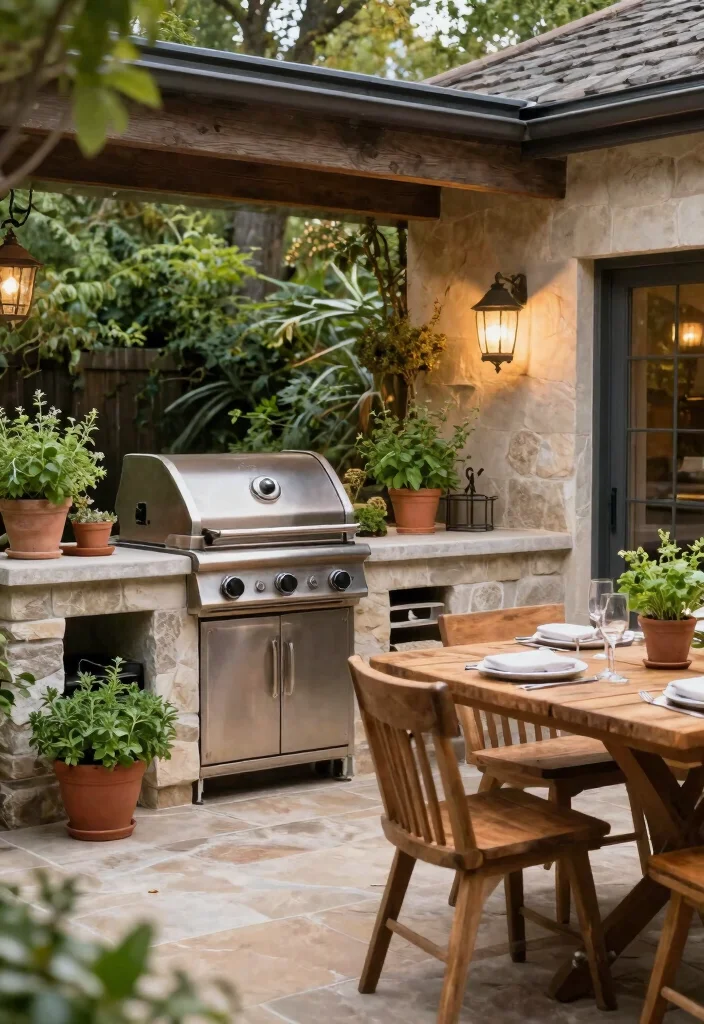 10 Large Backyard Layout Ideas for Better Flow and Zones 7. Outdoor Cooking Areas 0
