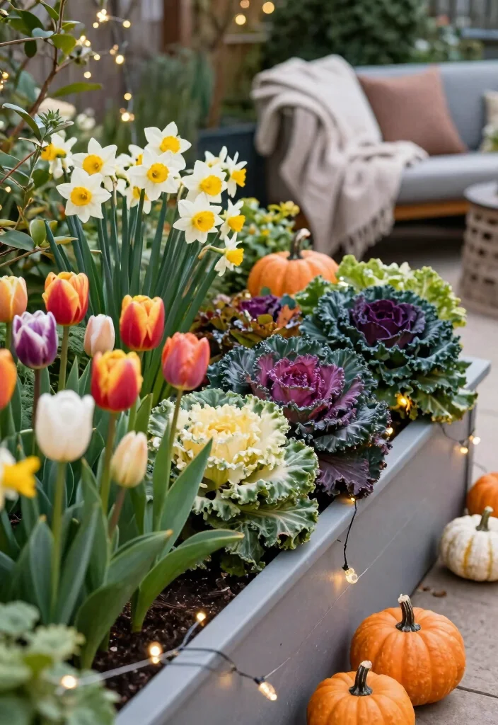 10 Long Planter Ideas for Narrow Areas and Borders 49 10 Long Planter Ideas for Narrow Areas and Borders 9. Seasonal Themed Long Planters 0