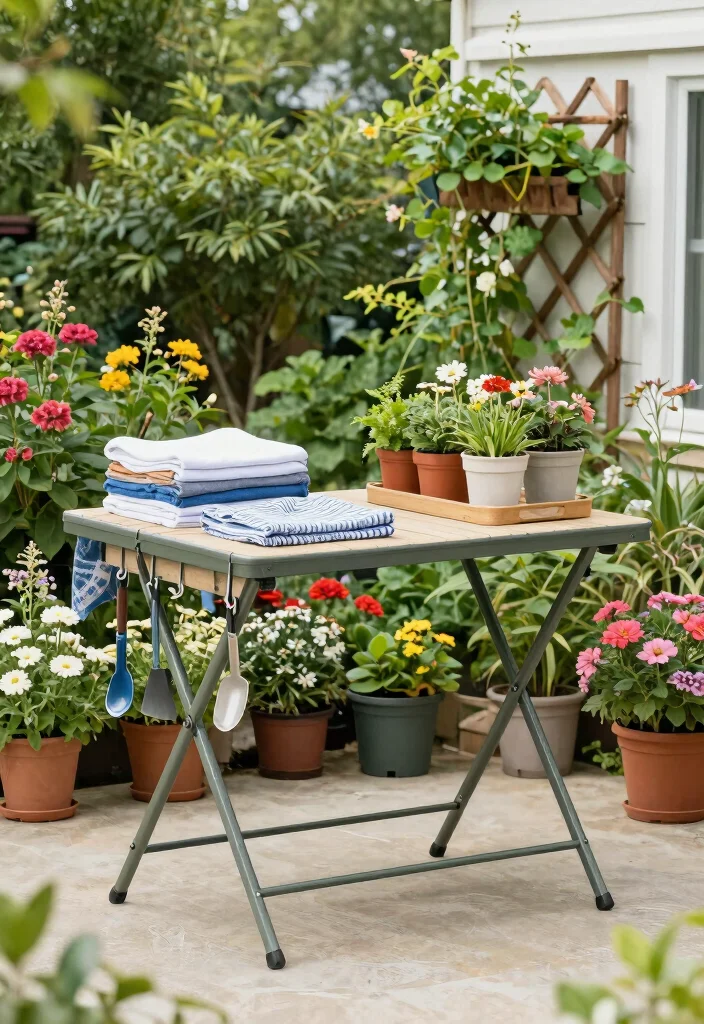 10 Outdoor Patio Laundry Room Ideas for Practical Living 14 10 Outdoor Patio Laundry Room Ideas for Practical Living 4. Multi Purpose Folding Table 0