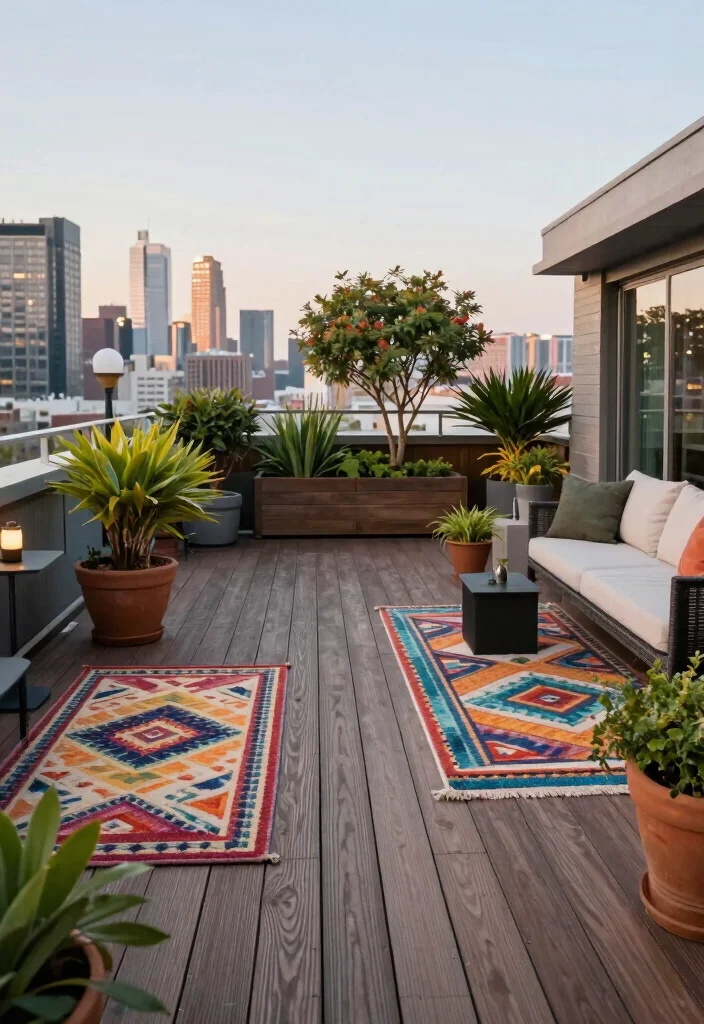 10 Outdoor Rooftop Patio Ideas for Urban Living 8. Eco Friendly Flooring Solutions 0