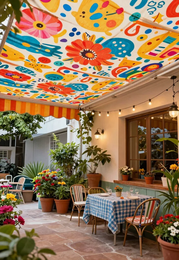 10 Patio Awning Ideas for Flexible Shade Solutions 7. Fabric Awnings for Colorful Customization 0