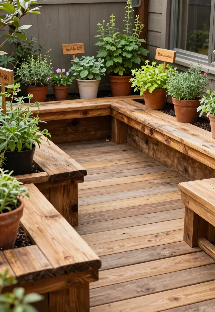 10 Patio Edging Ideas for Clean Defined Borders 2. Whimsical Wooden Edging 0