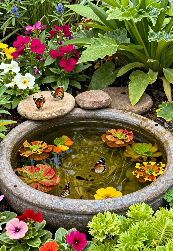 10 Patio Pond Ideas for a Unique Backyard Feature 8. Butterfly Pond 0