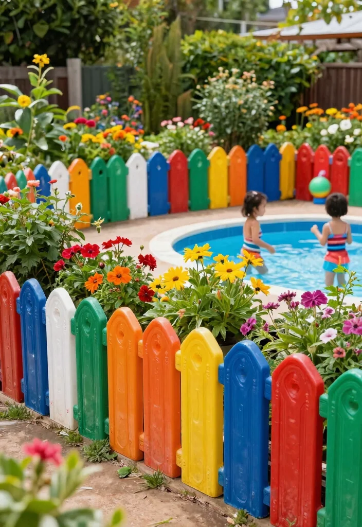 10 Pool Fence Ideas That Are Safe and Visually Appealing 14 10 Pool Fence Ideas That Are Safe and Visually Appealing 4. Recycled Plastic Fencing Eco Conscious Choice 0