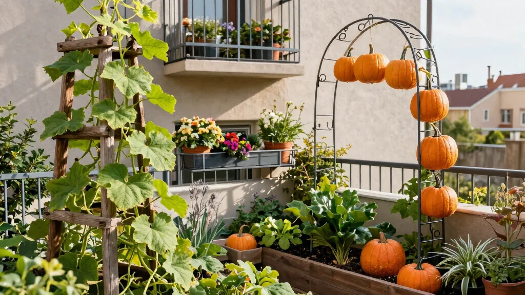 10 Pumpkin Trellis Ideas for Space Saving Vegetable Growing