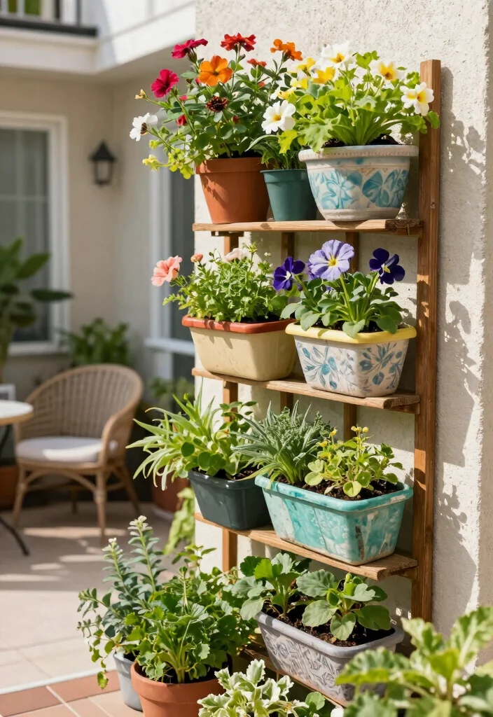 10 Small Apartment Patio Ideas That Maximize Space 1. Create a Vertical Garden for Maximum Greenery 0