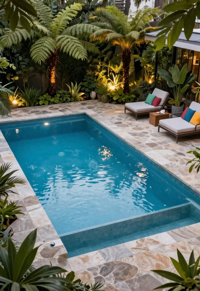 10 Small Backyard Pool Ideas That Save Space 1. Elevated Plunge Pools 0