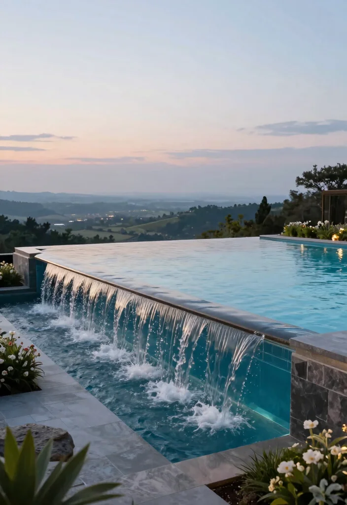 10 Small Backyard Pool Ideas That Save Space 8. Infinity Edged Pools 0