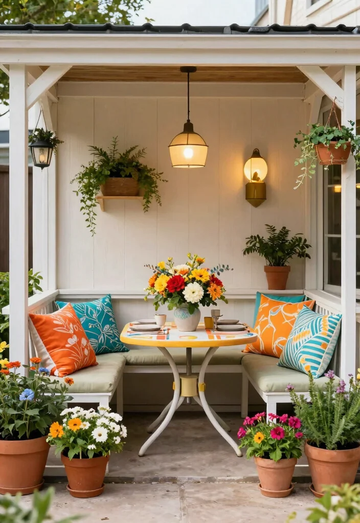 10 Small Covered Patio Ideas for Shade and Comfort 10. Seasonal Decor Updates 0