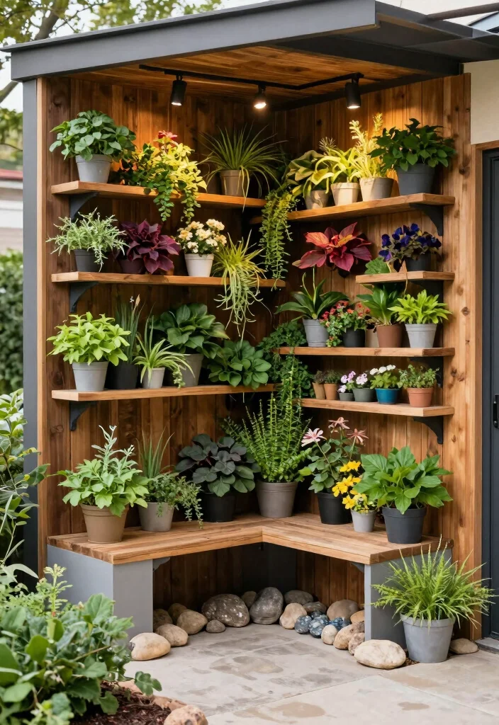 10 Small Covered Patio Ideas for Shade and Comfort 4. Vertical Gardens 0
