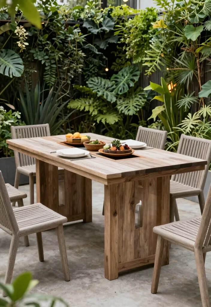 10 Small Patio Furniture Ideas That Save Space 9. Garden Tables with Storage 0
