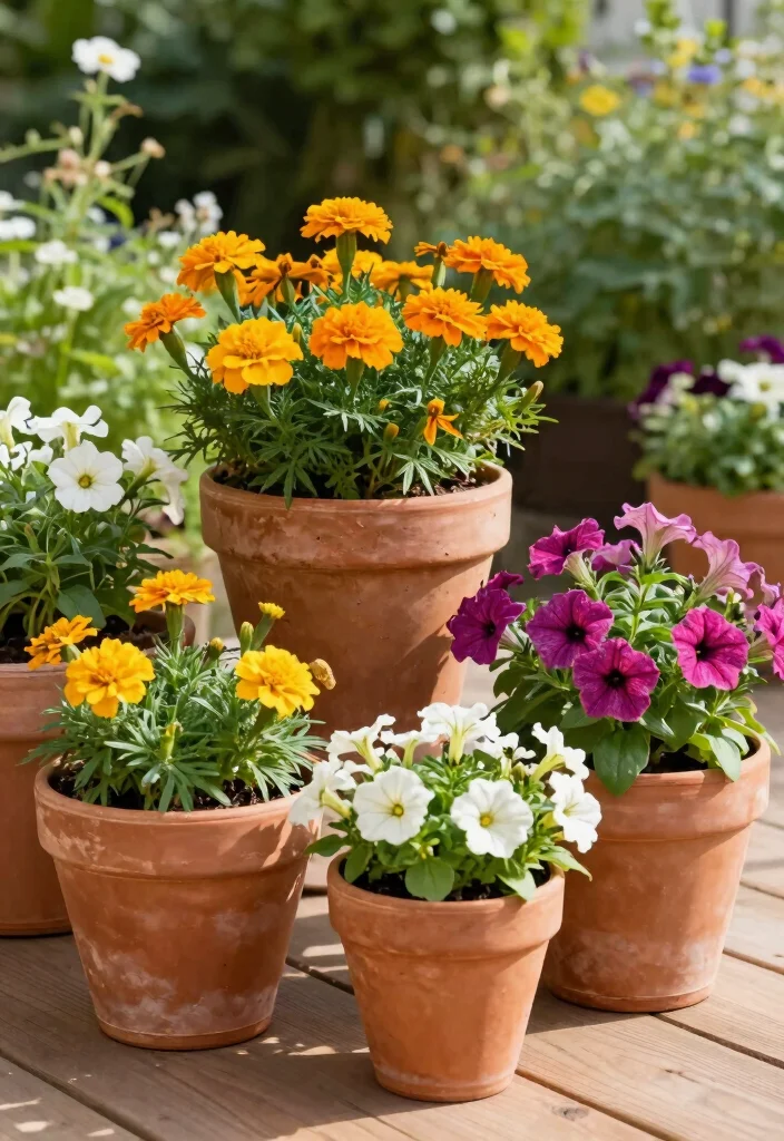 10 Spring Planter Ideas for Fresh Seasonal Color 3. Terracotta Tones Classic Beauty 0