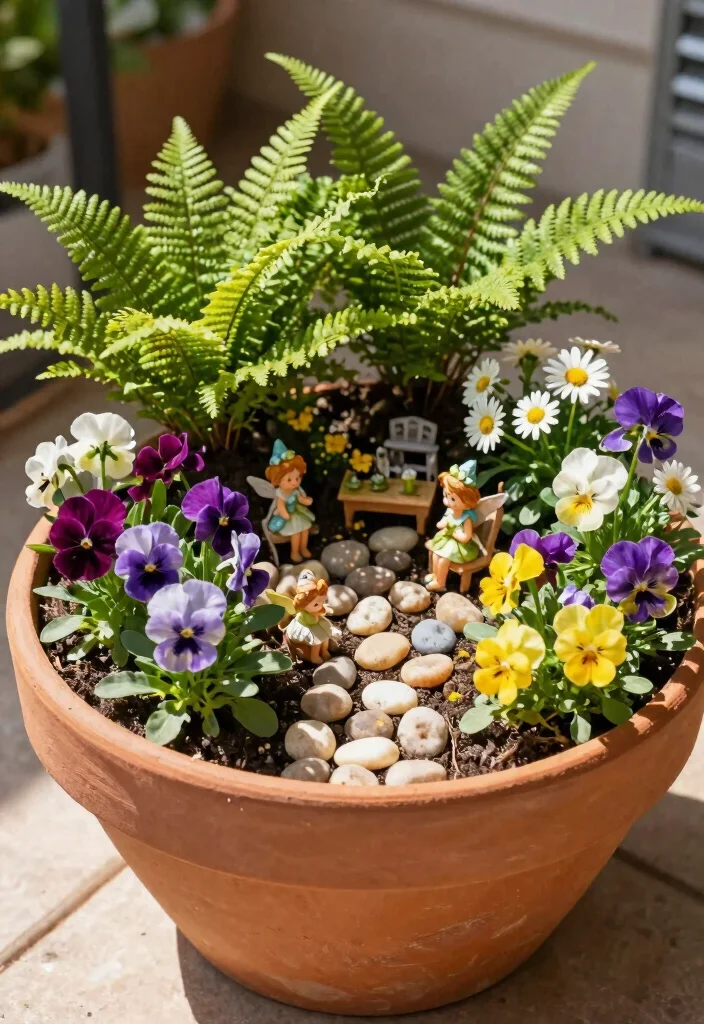 10 Summer Planter Ideas for Bright Outdoor Spaces 2 10 Summer Planter Ideas for Bright Outdoor Spaces 2. Whimsical Fairy Gardens 0