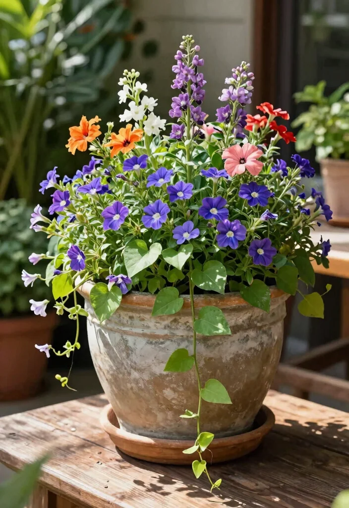 10 Summer Planter Ideas for Bright Outdoor Spaces 13 10 Summer Planter Ideas for Bright Outdoor Spaces 3. Cascading Container Arrangements 0