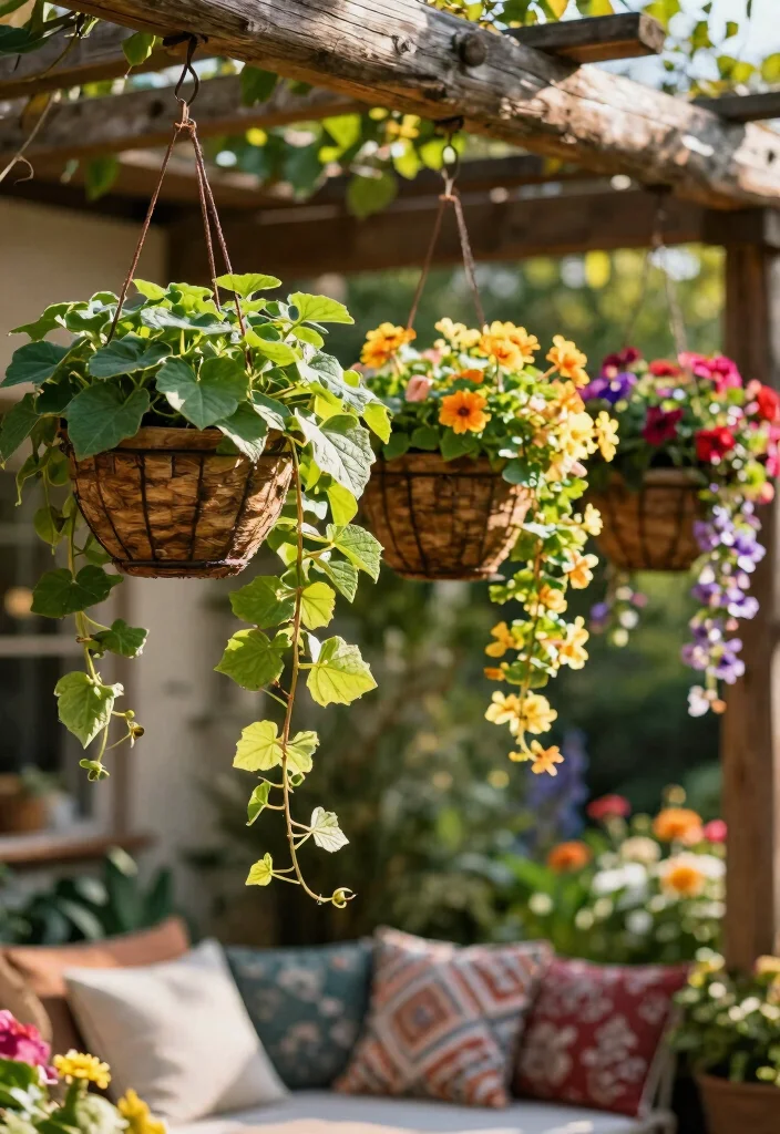 10 Sweet Potato Vine Planter Ideas for Trailing Color 3. Hanging Baskets 0