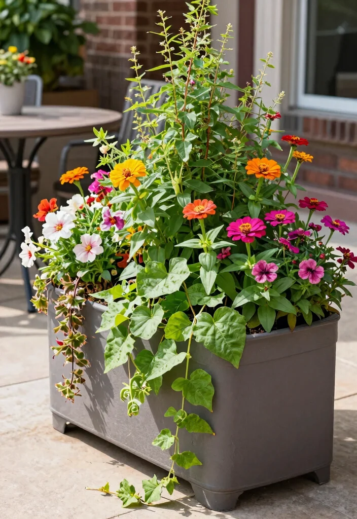 10 Sweet Potato Vine Planter Ideas for Trailing Color 5. Mixed Container Gardens 0