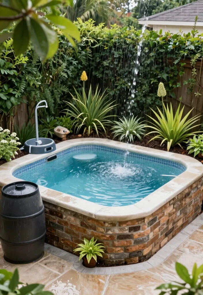 10 Swim Spa Backyard Ideas for Year Round Relaxation 6. Sustainable Water Management 0