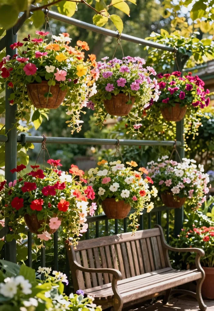 10 Three Tier Planter Ideas for Vertical Growing 60 10 Three Tier Planter Ideas for Vertical Growing 10. Multi Level Hanging Baskets 0