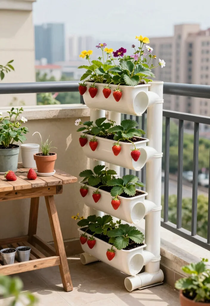 10 Three Tier Planter Ideas for Vertical Growing 35 10 Three Tier Planter Ideas for Vertical Growing 5. DIY PVC Pipe Planters 0