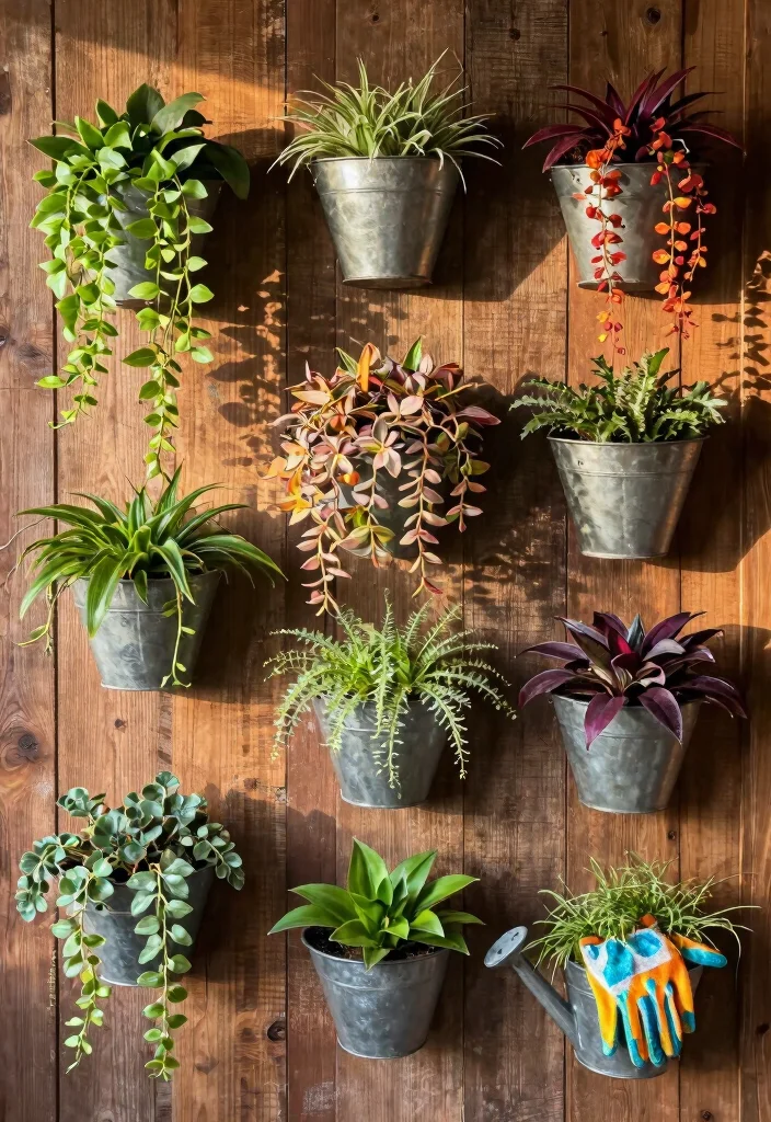 10 Three Tier Planter Ideas for Vertical Growing 47 10 Three Tier Planter Ideas for Vertical Growing 7. Artistic Metal Wall Planters 0