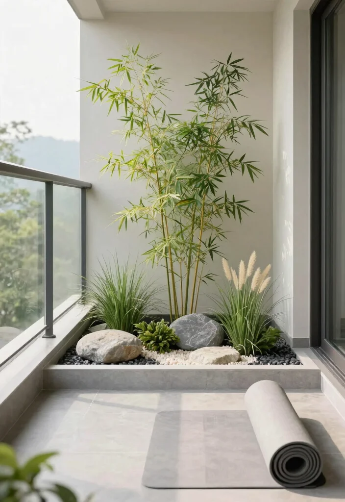 10 Trough Planter Ideas for Long and Narrow Spaces 47 10 Trough Planter Ideas for Long and Narrow Spaces 7. Minimalist Zen Garden 0