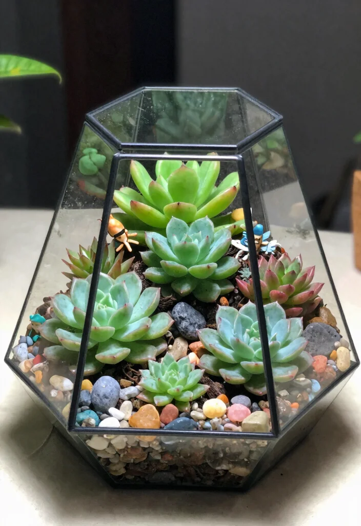 10 Unique Succulent Planter Ideas for Modern Displays 4. Terrarium Wonderland 0