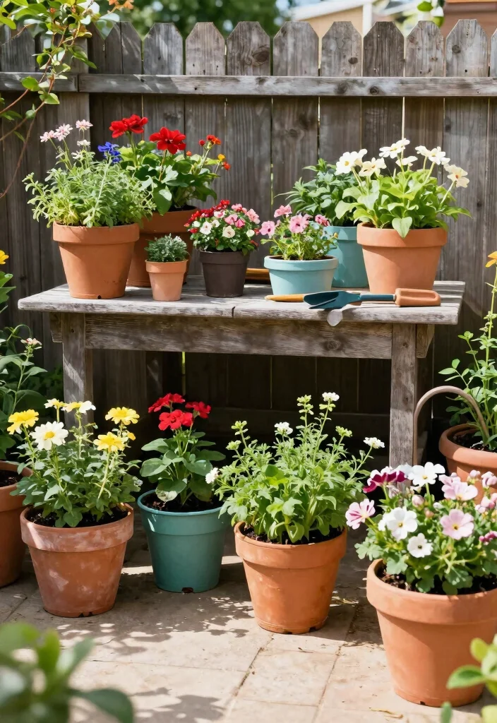 12 Apartment Patio Decorating Ideas That Save Space 3. Container Gardening Showcase 0