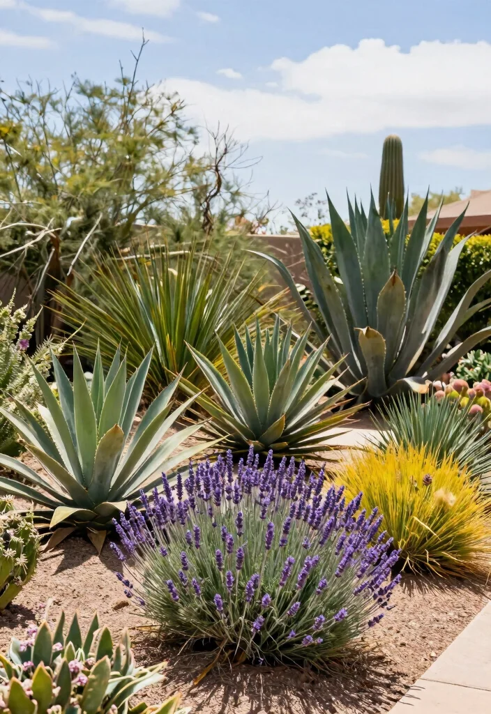 12 Arizona Backyard Ideas for Heat Smart Outdoor Design 4. Use Drought Resistant Plants 0