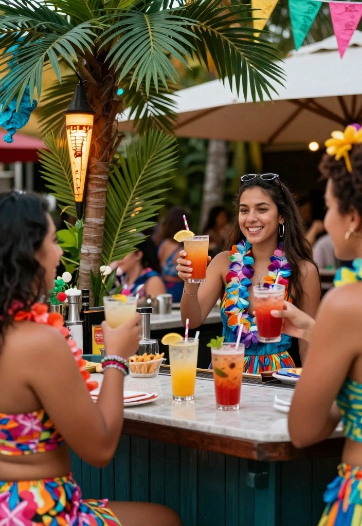 12 Backyard Bar Ideas for Casual Entertaining 12. Themed Bar Nights 0