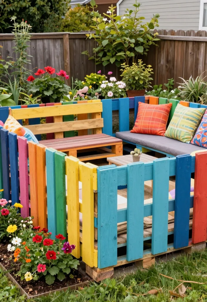 12 Backyard Fence Ideas for Privacy Safety and Style 10. Pallet Fencing 0