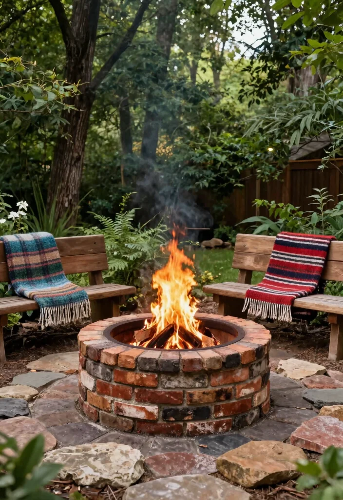 12 Backyard Fire Pit Ideas for Cozy Nights and Gatherings 2 12 Backyard Fire Pit Ideas for Cozy Nights and Gatherings 1