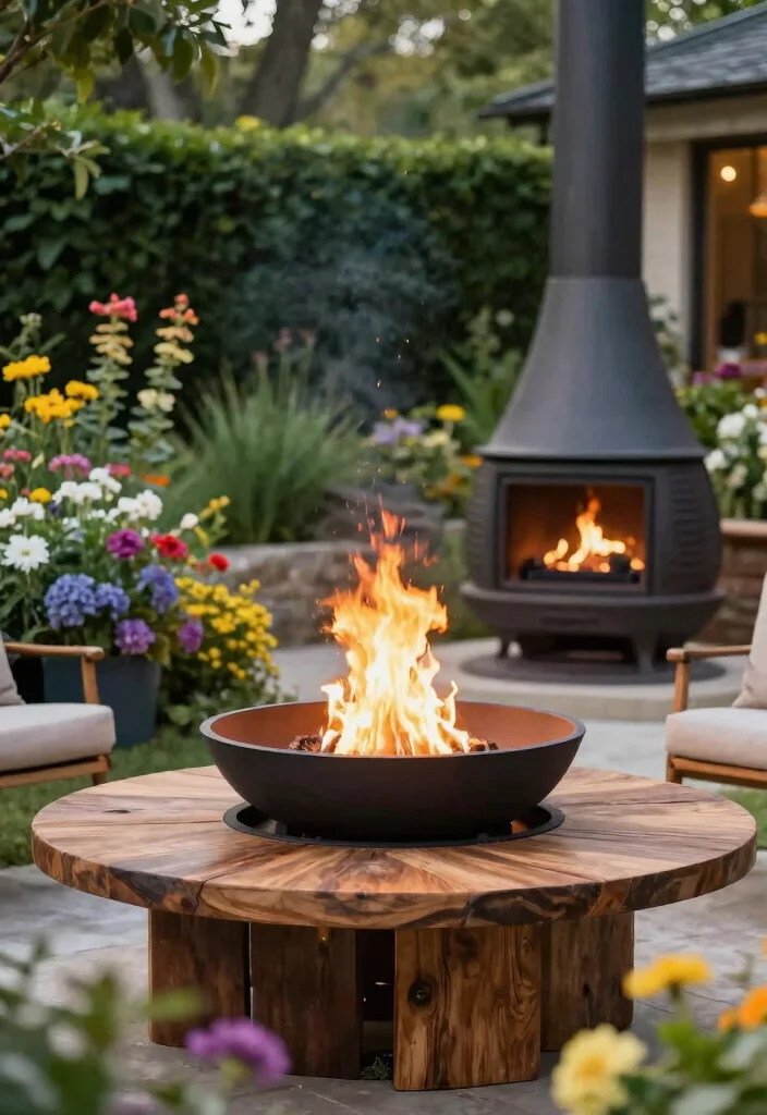 12 Backyard Fire Pit Lounge Area Ideas for Entertaining 12. Creative Fire Pit Alternatives 0